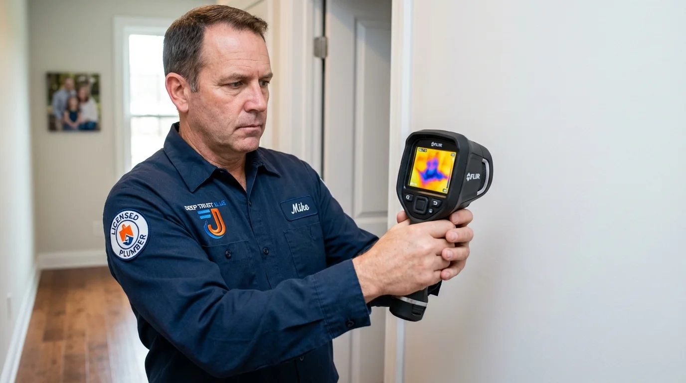 Thermal imaging leak detection by Johns Plumbing LLC in Missouri Valley